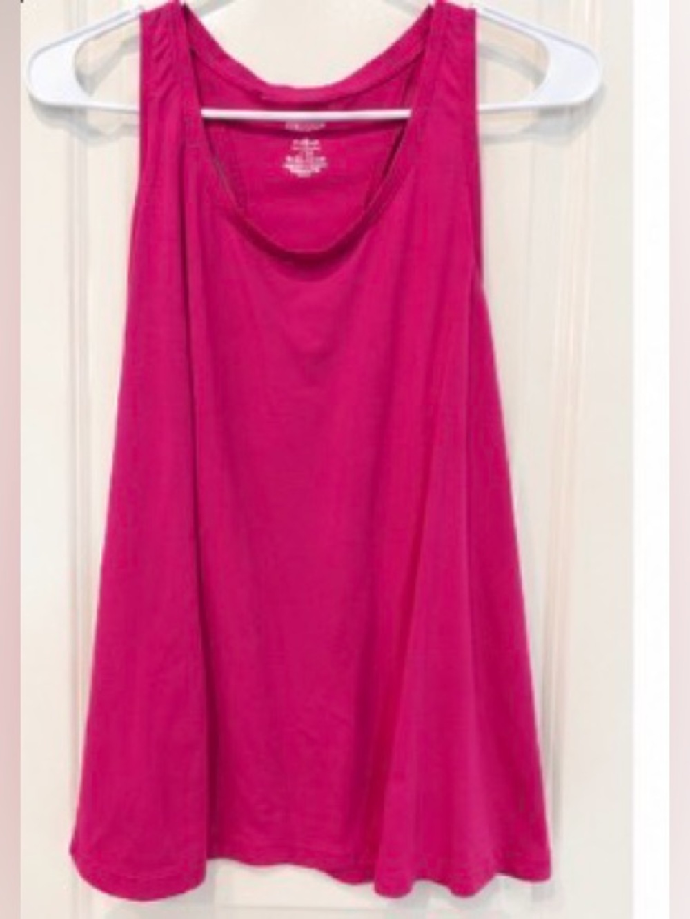Women's Fuchsia Sleeveless Tank Top TEK gear XL yoga Pilates gym running sporty